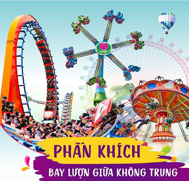 NS-Đầm Sen - Vé Trọn Gói Vào Cổng + 35 Trò Chơi Hấp Dẫn
