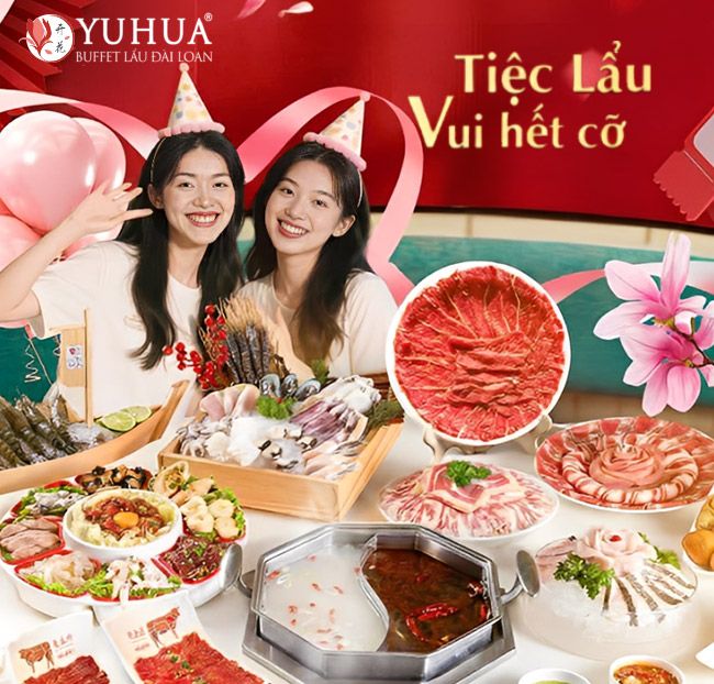 Yuhua Lê Văn Sỹ - Buffet Lẩu Đài Loan Hơn 80 Món Nhúng
