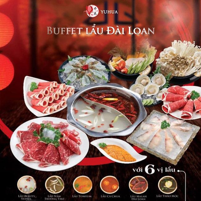 Yuhua Lê Văn Sỹ - Buffet Lẩu Đài Loan Hơn 80 Món Nhúng