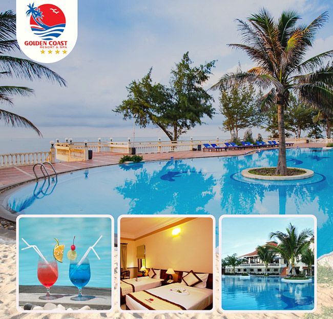 Golden Coast Resort & Spa 4* - Gói 2N1Đ - Phòng Superior + 2 Bữa Ăn